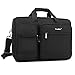 CoolBELL 17.3 Inch Laptop Briefcase Protective Messenger Bag Nylon Shoulder Bag Multi-functional Hand Bag For Laptop/Ultrabook/Tablet/Macbook/Dell/HP/Men/Women/Business (Black)