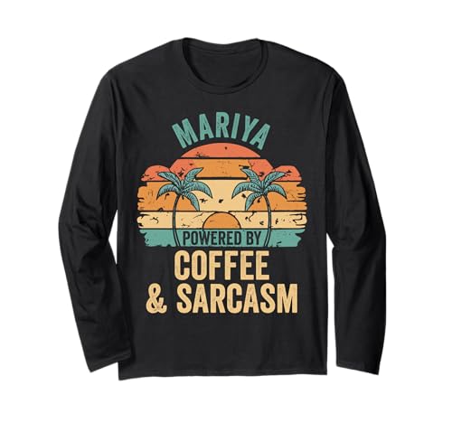 MARIYA Powered By Coffee Sarcasm Retro MARIYA Name ����T�V���c