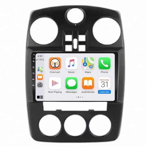 Radio Coche 2 DIN Carplay con 4 Núcleos y 32G para Chrysler PT Cruiser Enlace Espejo y Vídeo