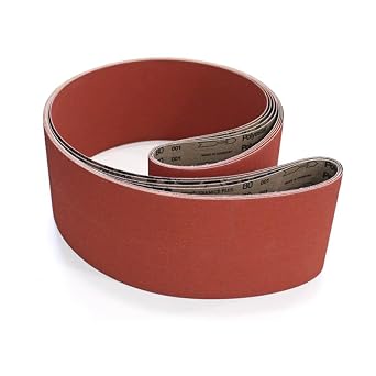 VSM 3-Pack - 6" X 48" 80 Grit Medium - Ceramic Plus Abrasive Belts with Top Size, Tear-Resistant Flexible Cloth Backing, Durable Hand-Held Machine Compatible Sanding Belts