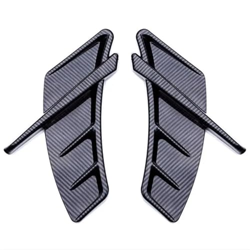 Aileron latéral voiture style carbone pour garniture d'aération de garde-boue