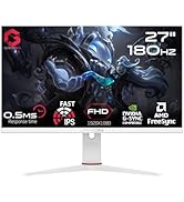 شاشة العاب ارتيك برو سيريز 27 انش IPS من جاميون - FHD 1080p، معدل تحديث 180Hz، استجابة 0.5 مللي ثانية