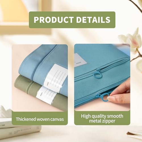 3 Stück Geldtaschen Banktasche Geldmappe Geldbeutel Geldscheineaufbewahrung Geldsack Geldumschlag Geldtasche Bankmappe A5 mit Reißverschluss für Schule Haushalt Business Dokumente Kosmetika (3 Farben)