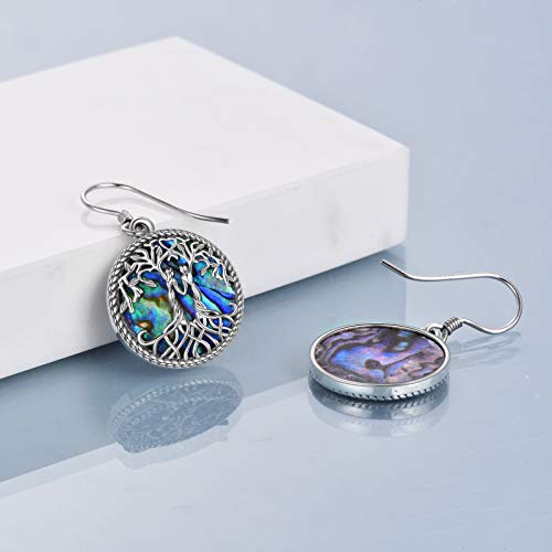 Image of YFN Sister Earrings Gifts from Sister, Sterling Silver Crystal Sister Earrings Jewelry, Birthday Jewelry Gift for Sisters