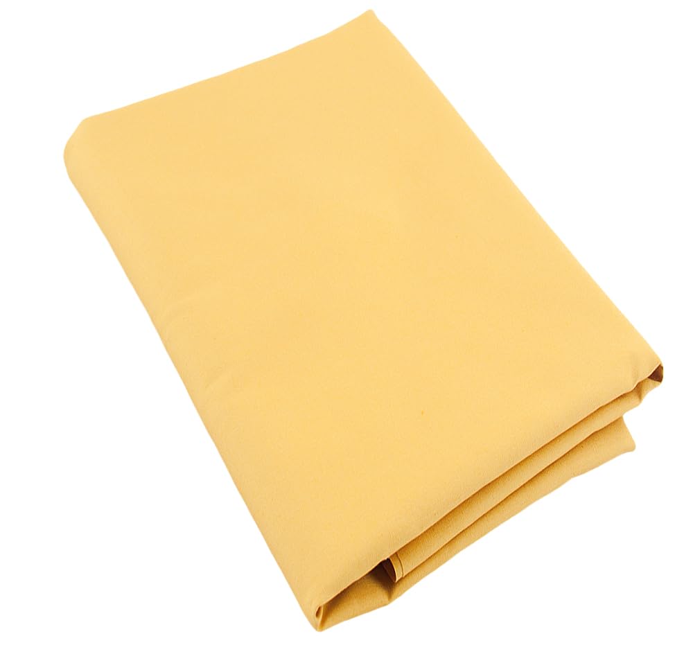 Baumwollstoff | Unifarben| 100% Baumwolle | weich, stapazierfähig, vielseitig zum Nähen | 50 cm x 150 cm | ocker