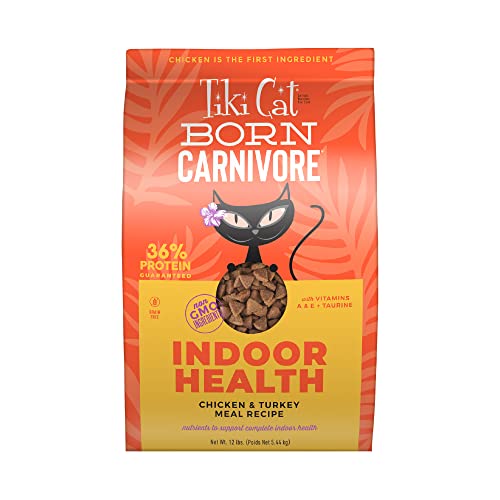 Image of Tiki Cat Born Carnivore Indoor Health, Chicken & Turkey Meal, 12 lbs Bag