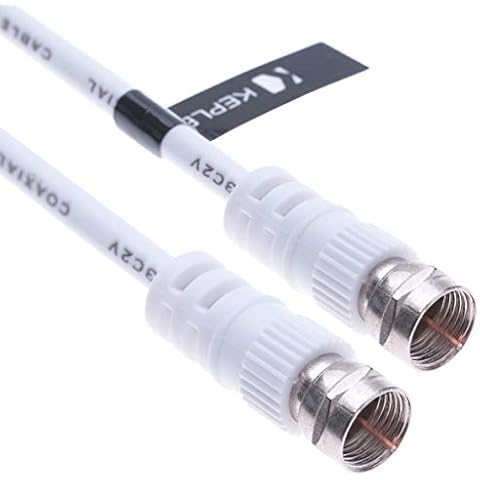 Keple Coaxial Aerial Cable with F-F Connectors Cover
