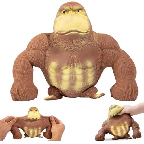 Giocattolo Gorilla Morbido, Gorilla Antistress, Antistress Squishy Giocattoli Monkey Gorilla Antistress Morbidi Squishy Antiestrusione Antistress Squishy