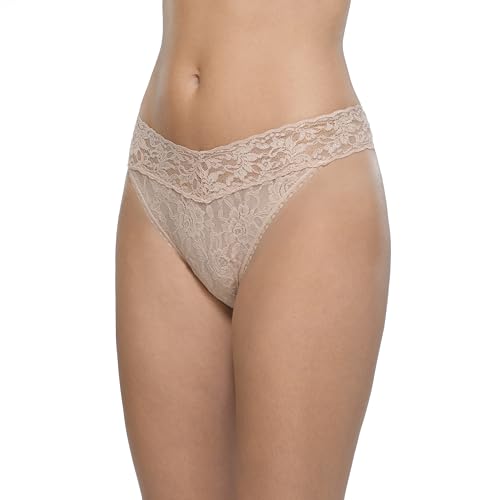 Image of hanky panky - Signature Lace Original Rise Thongs: Essentials Edition | One Size 4-14 | Lace Lingerie Underwear | 3 or 5 Pack