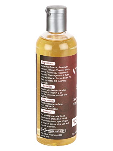 MENSOME Vitamin E Oil For Stretch Marks, Dry Skin, Dry Hair For Men And Women in 200 ml in 5000 i.u