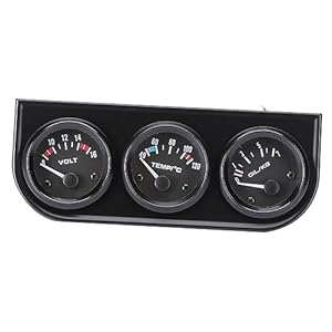 Solustre 52mm Triple-Kit Armaturenbrett-Anzeigen