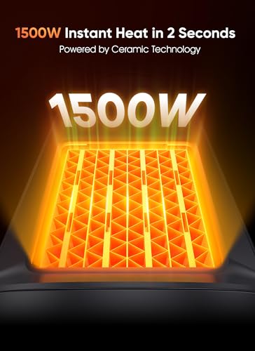 GiveBest Portable Space Heater Gray thumbnail 2