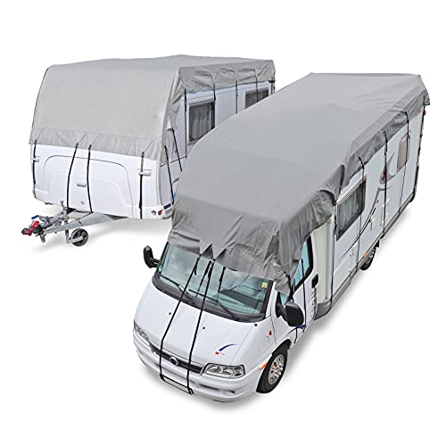 Wohnwagen Wohnmobil Reisemobil Schutzdach Dachschutzplane Schutzhülle 8x3 m
