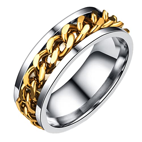 Bague pour hommes en chaîne : le cadeau d'anniversaire idéal et tendance pour un style unique