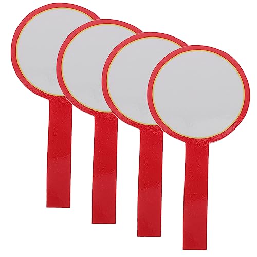 SHOWERORO Dry Erase Scoreboard Set 4 Pcs Mini Boards Dry Erase Paddles for Students Sports and Parties