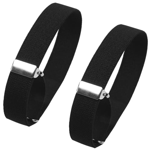 4 Piezas Brazalete Camisa, Antideslizantes Bandas De Manga, Soportes para Mangas de Camisa, Camisa Ajustable Manga Titular