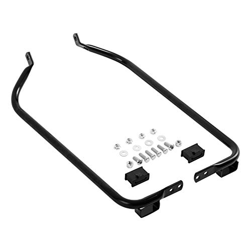 Soportes de soporte para alforjas negros para Harley Davidson Road King Glide 1997-2008 miniatura 2