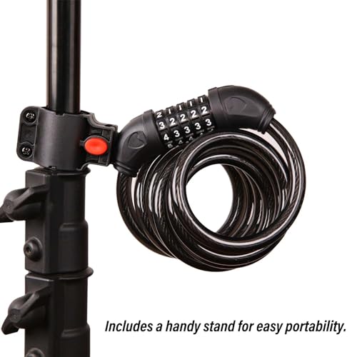 SEPOX 2Pack Cadenas de Bici 6FT + Candado de Seguridad miniatura 6