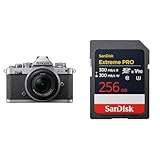 Nikon ミラーレス一眼カメラ Z fc レンズキット NIKKOR Z DX 16-50mm f/3.5-6.3 VR シルバー 付属 ZfcLK16-50SL + 【 サンディスク 正規品 】 SDカード 256GB SDXC Class10 UHS-II V90 読取最大300MB/s SanDisk Extreme PRO SDSDXDM-256G-GHJIN 新パッケージ