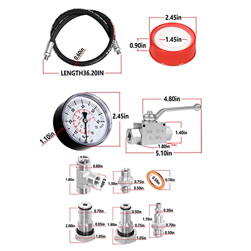 E-Cowlboy Fits For Ford 6.0L-7.3Lpowerstroke Diesel High Pressure Oil System Ipr Air Test Tool Special Kit #TOP6