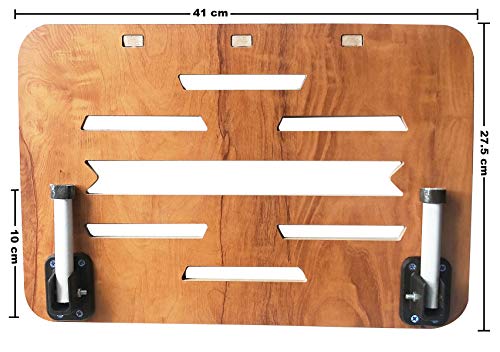 LINGAZ Multipurpose Laptop Stand,Foldable Laptop Table, Study Table, Cooling Pad,Foldable and Portable/Ergonomic & Rounded Edges/Non-Slip Legs... - Image 7