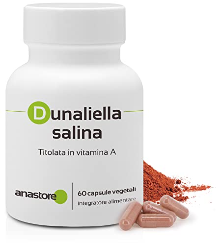VITAMINA A * Retinol * 100% Naturale*VEGAN* Derivata dall'alga Dunalellia Salina * 16mg titolata al 30% in beta-carotene * 100% soddisfatto o RIMBORSATO * Fabbricato in FRANCIA