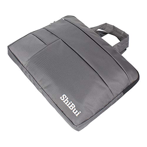 Image of SHIBUI Waterproof and Multi-Pocket Laptop Sleeve Handbag Compatible 12-13.3 Inch New 2018 Release A1932, A1989 & A1706 & A1708 | MacBook Air | 12.9 Inch iPad Pro (15 Inch, Grey 1000-DY)