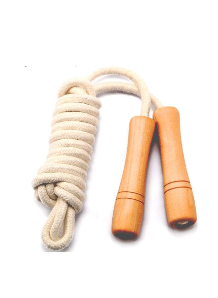 TASCO SPORTS Best Quaility Unisex Fitness Jumping Skipping Rope with Wooden Handle for Weight Loss, Gym Training,Exercise & Workout (9 feet) (B0CXM58J3Y) Amazon Price History, Amazon Price Tracker