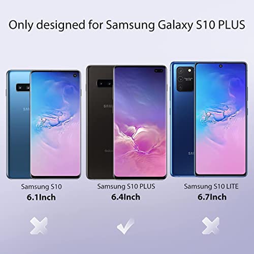 Image of STP FEEL Premium Curved UV Tempered Glass for Samsung Galaxy S10 Plus (Transparent, Pack of 1) Advanced Border Less Full Screen Coverage UV Screen Protector Guard