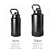 Simple Modern Trek Pivot | Half Gallon Water Bottle Jug with Handle & Boot | Interchangeable Straw & Chug Lids | Large Insulated Stainless Steel | Sports Camping Outdoors | 64oz, Midnight Black
