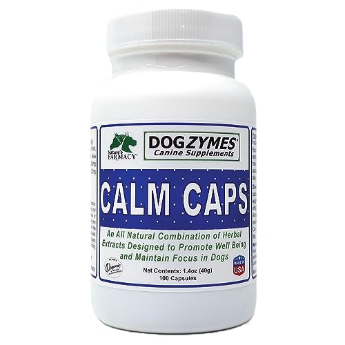 Nature's Farmacy Canine Calm Caps Dog Relaxant, 100 Capsules