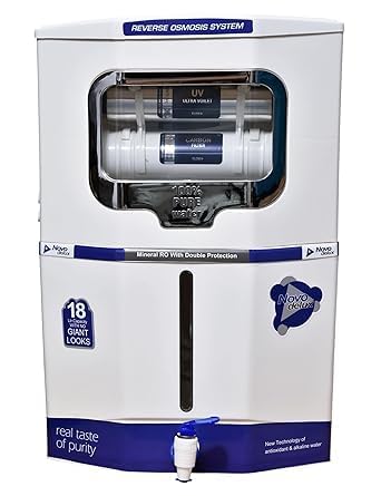 Image of Aqua X pure Smart Prime RO+UV+UF Water Purifier | 10 Stage Purification | Activated Copper + Zinc | Smart LED Indicator | High TDS RO Membrane | TDS Taste Controller | 18L Tank | 1 Year Warranty*.