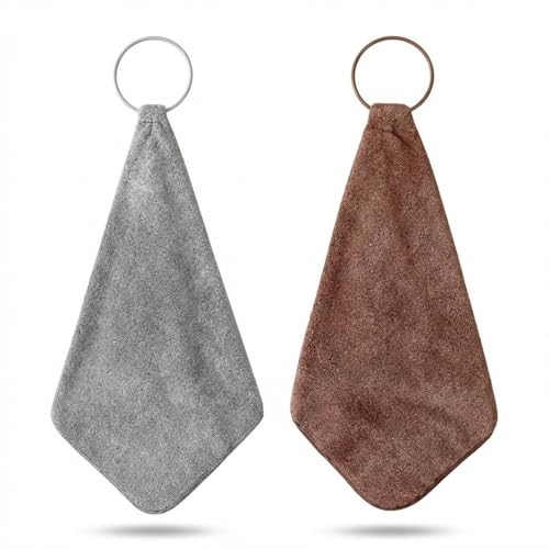 Microfiber Hand Towels Set of 2 | Soft Absorbent Quick Dry Towels...