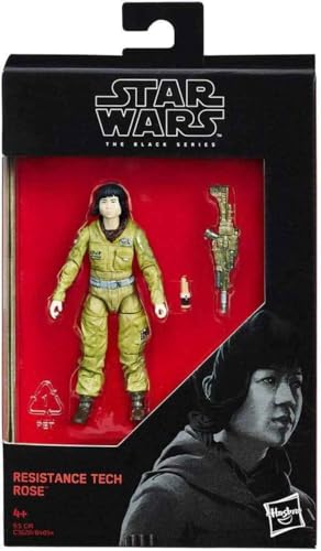 Star Wars 2017 The Black Series Resistance Tech Rose (The Last Jedi) Action Figure 3.75 Inches