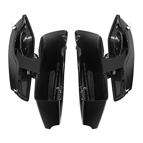 Stretched Hard Saddlebag w/Speaker Lid fits for Harley Touring Models FLT, FLHT, FLHTCU, FLHRC, Road King, Road Glide, Street Glide, Electra Glide, Ultra-Classic 2014-later