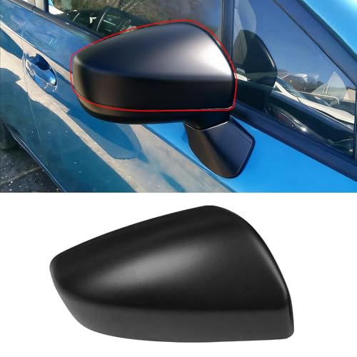 SG970VA000 - STI Cherry Red Mirror Covers - 2022 Subaru WRX 3 Yumzeco Compatible with Subaru Impreza Side Mirror Cover 2017-2023//Ascent 2019-2023//Legacy Outback 2018 2019,Passenger Side Subaru Mirror Cap W/O Light Replacement Replace for 91054FL01A-Right Black
