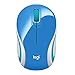 Logitech Wireless Mini Mouse M187 Ultra Portable,1000 DPI Optical Tracking, 3-Buttons, PC/Mac/Laptop - Palace Blue