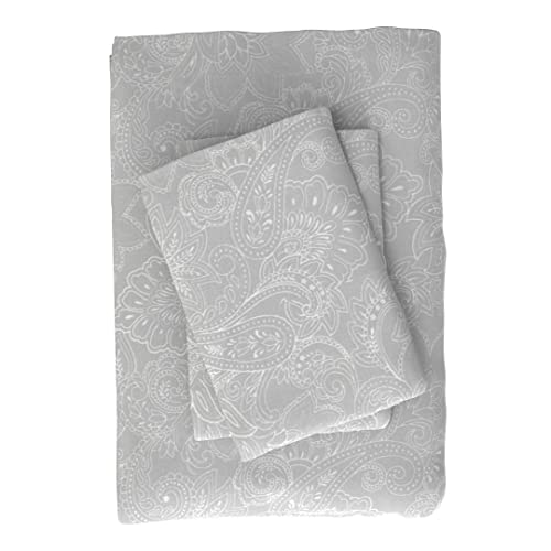 Image of Huesland 210 TC Premium Single Bedsheet Elastic Fitted Pure Cotton with 1 Pillow Cover