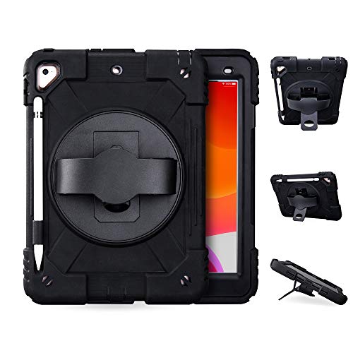 iPad 6th/5th Generation Cases iPad Air 2 Case with 360 Degree Rotary Kickstand&Anti-Skid