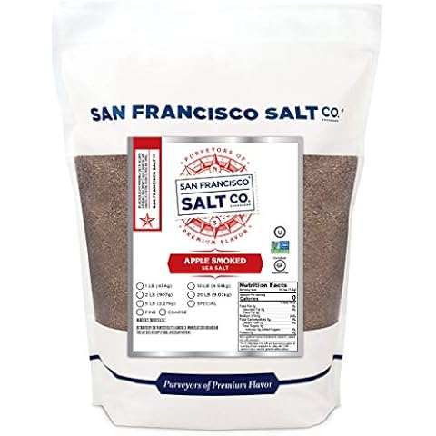 Applewood Smoked Sea Salt - 2 lb. Bag Fine Grain by San Francisco Salt Company Cover