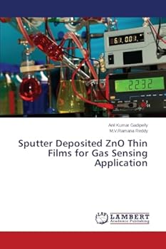 Paperback Sputter Deposited ZnO Thin Films for Gas Sensing Application Book