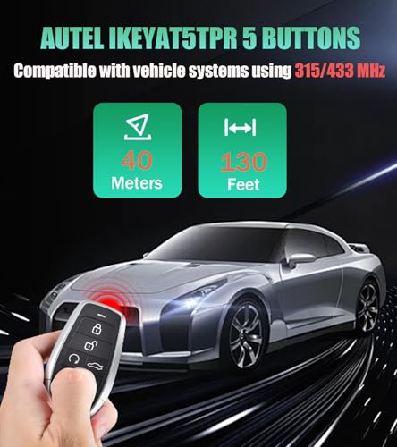Llave programable Autel MaxiIM IKEY para solucionar la pérdida de mandos en 700 vehículos 4