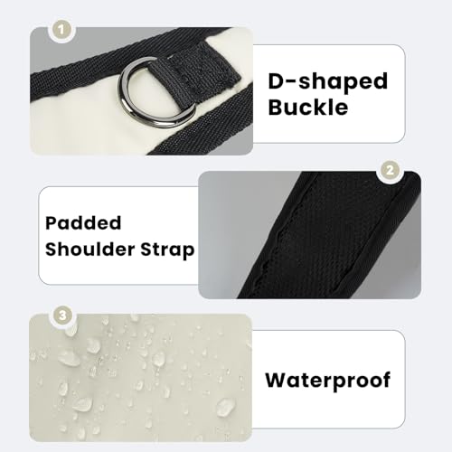 Image of Sling Bag, Crossbody Bag with Zipper Lock, RFID & Water Resistant for Women and Men Small Chest Bag for Travel Casual