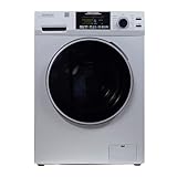 Equator All-in-One Washer Dryer VENTLESS/VENTED PET cycle 1.62cf/15lbs 110V in Silver