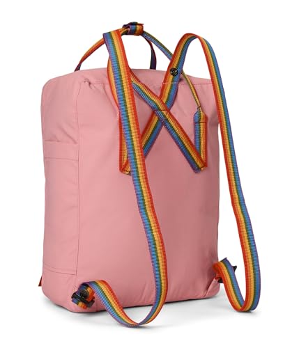 Image of Fjallraven Kanken Rainbow Pink /Rainbow Pattern One Size