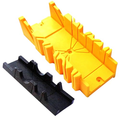 Juego de caja de ingletes multiangular, caja de ingletes, caja de ingletes de 45 grados para decoración del hogar, carpintería, herramienta de corte de madera