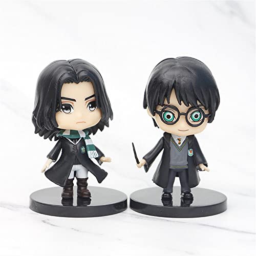 Image of AUGEN Harry Potter Set of 12 Action Figure Limited Edition for Car Dashboard, Decoration, Cake, Office Desk & Study Table (8.5cm)(Pack of 12)
