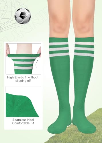 Image of American Trends Women Softball Socks Knee High Tube Socks Long Baseball Soccer Socks for Youth Girls