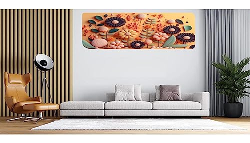 Image of DARSHANAM WORLD Beatiful Designer Ac Cover / / Cutest Printed Air Conditioning Dust Cover For Indoor & All Type AC Split Covers / / Colorfull Folding Designer Ac Cover (3D Flower 1.5 Ton)
