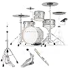 EFNOTE 5 E-Drum Schlagzeug Set + Kick-Pedal + HiHat Maschine + keepdrum Drumsticks